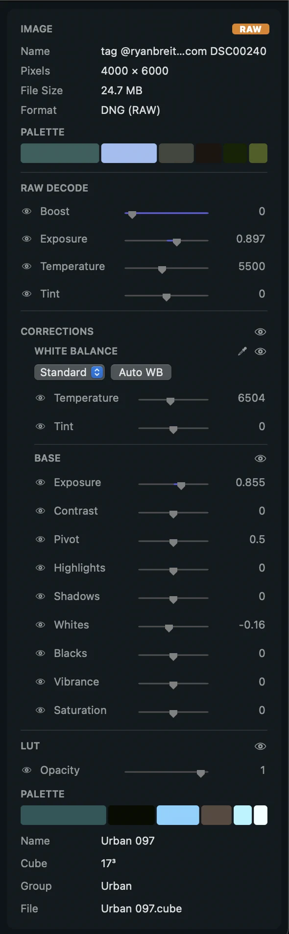 Inspector — Adjust