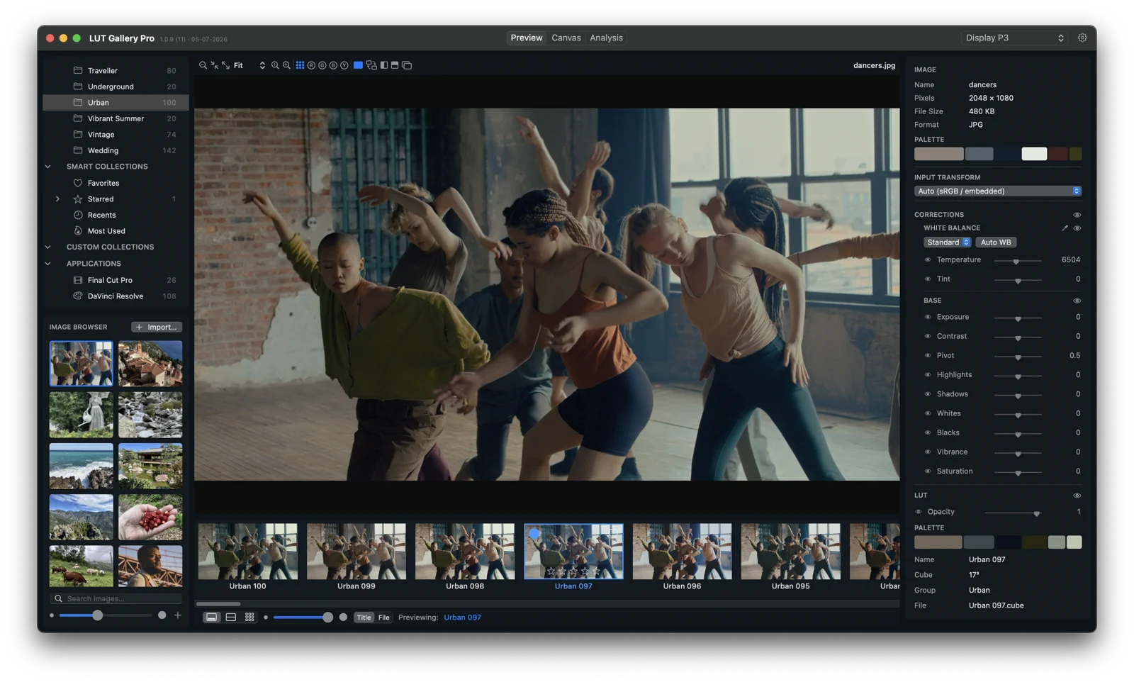 Preview mode
