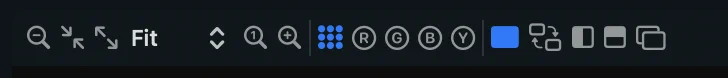 Viewer header bar
